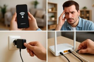 Instrukcja krok po kroku, jak naprawić problemy z internetem w domu &mdash; od kontroli sprzętu po kontakt z operatorem.
