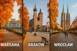 Jesień w Polsce &ndash; Warszawa, Krak&oacute;w i Wrocław. Przewodnik po atrakcjach, kuchni, festiwalach, kosztach podr&oacute;ży i nietypowych miejscach na jesień 2025.