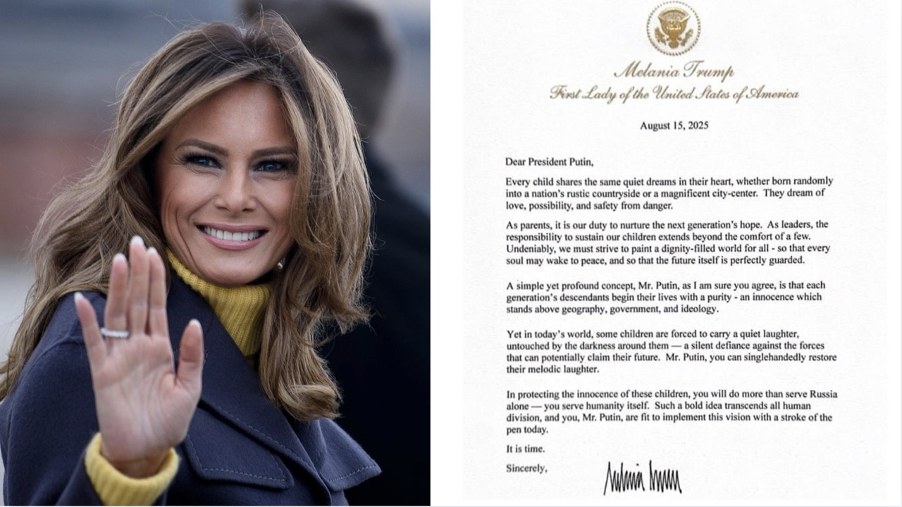 Fox News opublikował list Melanii Trump do Putina. Apel w sprawie ukraińskich dzieci to symboliczny gest w napiętym kontekście politycznym.