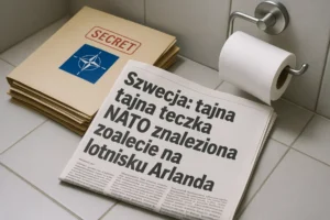 Na lotnisku Arlanda w Sztokholmie znaleziono zapomnianą teczkę z dokumentami NATO. Incydent wywołał pytania o bezpieczeństwo w szwedzkiej administracji.