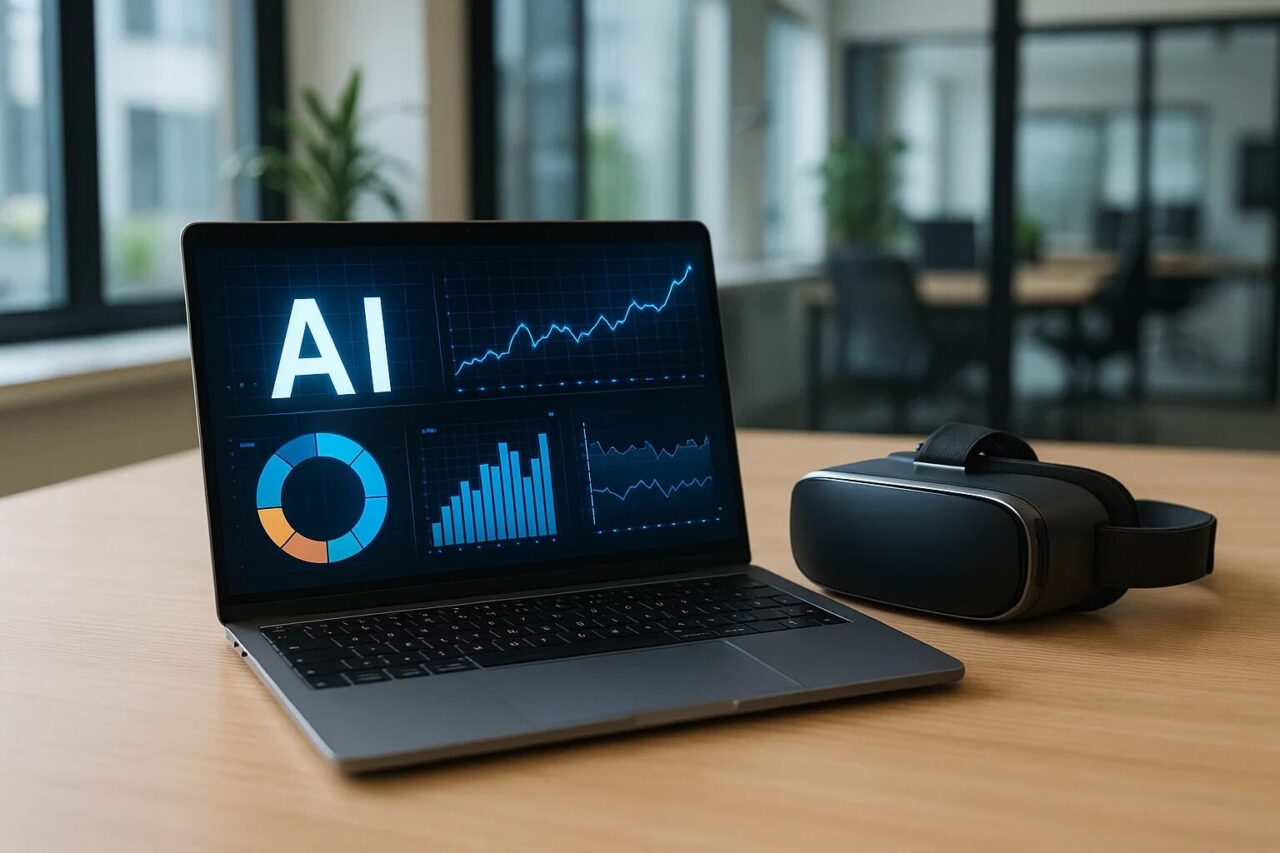 Poznaj kluczowe trendy technologiczne 2025: AI, zielone innowacje, metawersum i nowoczesne urządzenia. Zobacz przykłady, statystyki i tabelę porównawczą.