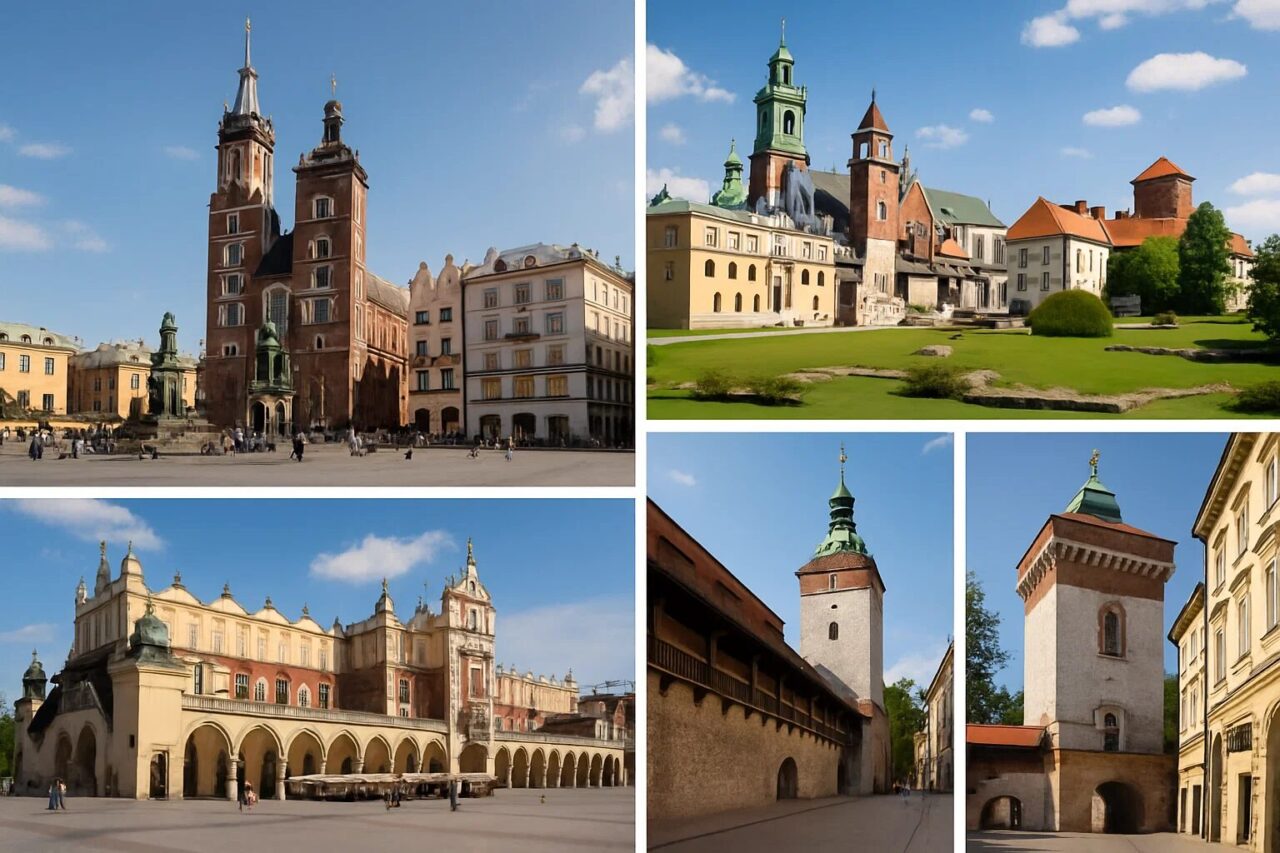 Praktyczny plan zwiedzania Krakowa w 1 dzień: trasa, ceny biletów, dojazd, atrakcje i porady. Idealny przewodnik dla turystów z małą ilością czasu.