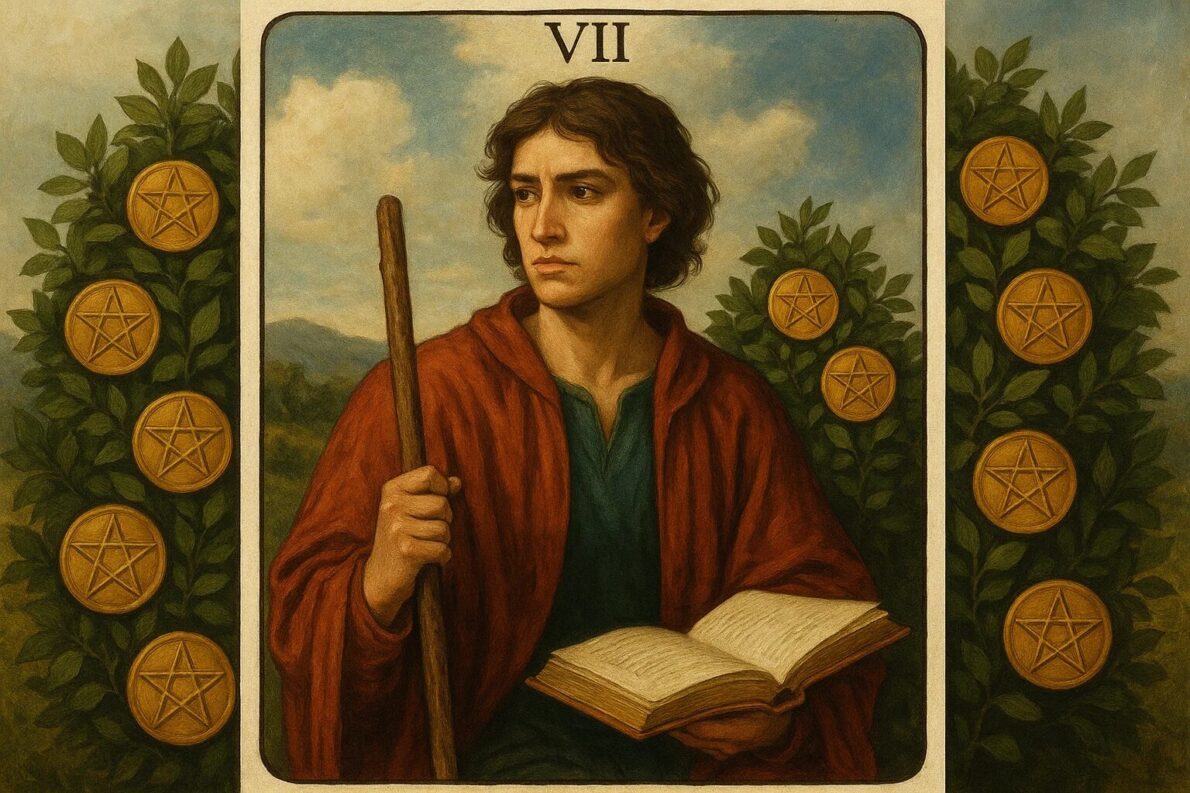 Tarot liczba 7 – znaczenie w nauce, pracy i duchowym rozwoju. Poznaj symbolikę siódemki, praktyczne wskazówki i zastosowania w codziennym życiu.