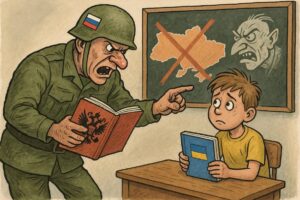 Brytyjski wywiad: Rosja stosuje propagandę antyukraińską wobec dzieci na okupowanych terenach, wykorzystując organizacje „Junarmia”, „Ruch Pierwszych” i „Uniwersyteckie Sesje”.