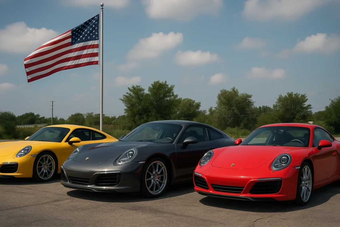 Sprowadź Porsche z USA taniej i bezpiecznie z firmą Boss Auto. Luksus, prestiż i bogate wyposażenie w atrakcyjnej cenie – od 911 po Cayenne.