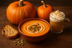 Pumpkin Spice Latte i zupa dyniowa &ndash; przewodnik po najlepszych miejscach w Polsce 2025. Sprawdzone adresy, od kawiarni po farmy. Według danych 40% jesiennych nowości to dynia.