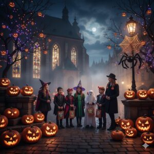 Halloween Polska 2025 &ndash; festiwale, atrakcje, ceny bilet&oacute;w i warsztat&oacute;w w Warszawie, Krakowie, Wrocławiu, Gdańsku, Poznaniu i mniejszych miastach.