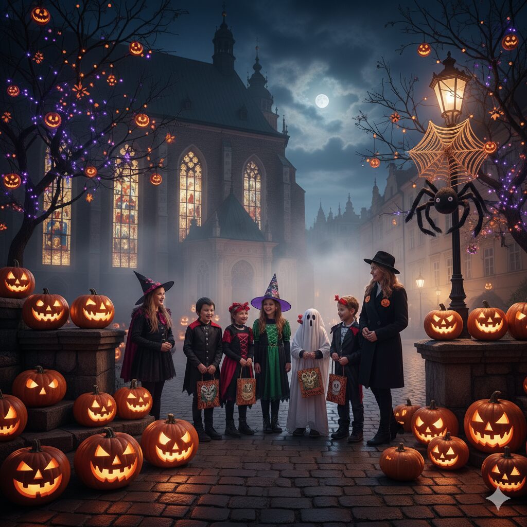 Halloween Polska 2025 – festiwale, atrakcje, ceny biletów i warsztatów w Warszawie, Krakowie, Wrocławiu, Gdańsku, Poznaniu i mniejszych miastach.