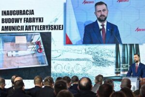 Mesko rozpoczyna budowę fabryki amunicji 155 mm w Kraśniku. Inwestycja warta blisko miliard PLN ma dać 150-180 tys. pocisków rocznie od 2028.