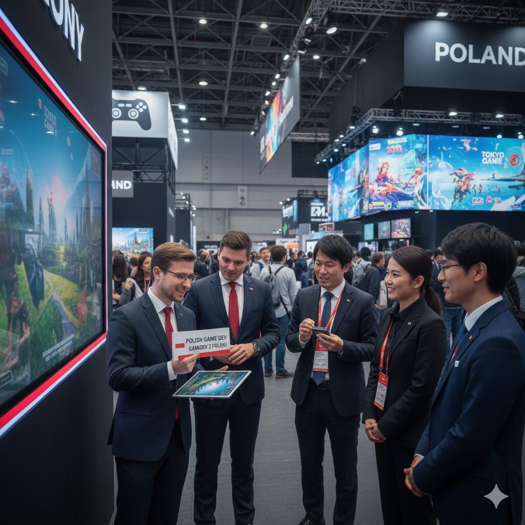 Polska delegacja uczestniczyła w Tokyo Game Show 2025, prezentując osiągnięcia polskich firm i nawiązując współpracę z japońskimi partnerami.