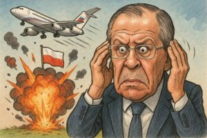 Siergiej Ławrow oskarża Polskę o gotowość do akt&oacute;w terroru po słowach Radosława Sikorskiego o bezpieczeństwie samolotu Władimira Putina.