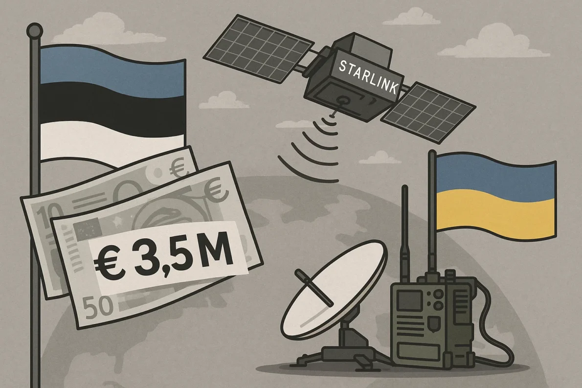 Estonia przeznacza 3,5 mln euro na zakup systemów Starlink dla Ukrainy. Wsparcie ma wzmocnić komunikację wojskową i rozwój dronów w ramach koalicji IT.