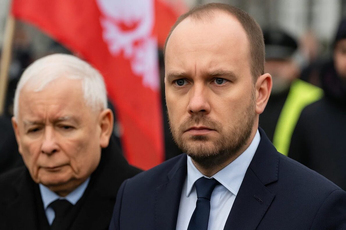 Marcin Mastalerek krytykuje Jarosława Kaczyńskiego za udział w Marszu Niepodległości, zarzucając PiS brak koalicjantów i błędy rządów. Komentuje też spór o nominacje.