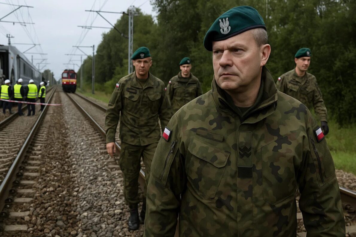 Premier Tusk potwierdza akt dywersji na torach (Warszawa-Dęblin). MON wysyła wojsko do sprawdzenia 120 km torów. BBN i MSWiA koordynują działania.