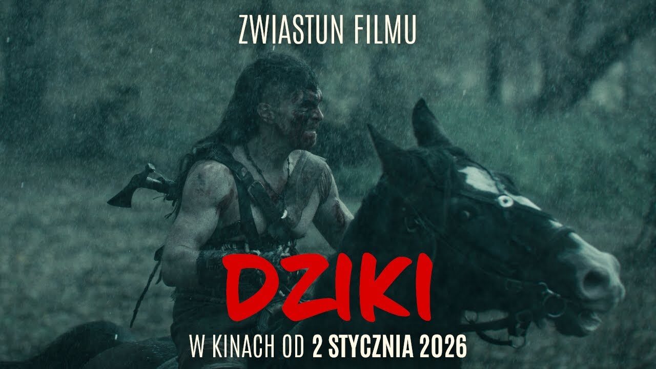 Film Dziki (2026). Zobacz szczegóły polskiego widowiska historycznego w reżyserii Kawulskiego. Premiera kinowa 2 stycznia 2026. Dystrybucja VOD