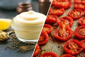 Majonez z suszonych pomidor&oacute;w: Prosty przepis Zero Waste. Wykorzystaj aromatyczny olej! Składniki, czas (10 min) i porady na idealną konsystencję.