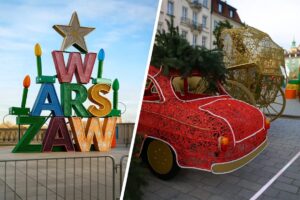 ZDM ujawnia termin włączenia iluminacji świątecznej 2025/2026 w Warszawie. Sprawdź, kiedy rozbłysną światła w stylu retro na Trakcie Kr&oacute;lewskim i Placu Zamkowym.