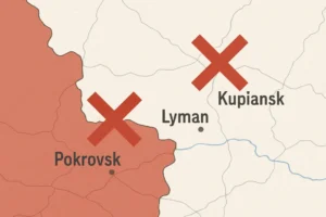 Zełenski oświadczył w nagraniu wideo, że Rosja ponownie nie dotrzymała własnych termin&oacute;w zajęcia Pokrowska i Kupiańska. Ukraina utrzymuje oba miasta i zadaje Rosji duże straty.
