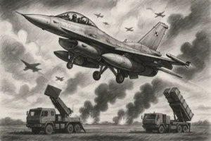 Polska podrywa F-16 i samolot wczesnego ostrzegania po nowych atakach Rosji na zachodnią Ukrainę. Systemy obrony i radiolokacji pracują w stanie najwyższej gotowości.