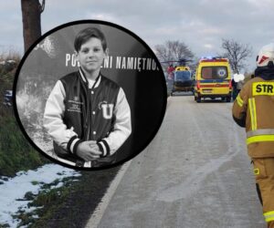 Śmiertelne potrącenie 11-letniego aktora Nikodema Mareckiego w Szczepanowicach. Kierowca bez zarzutów. Kluczowa będzie rekonstrukcja zdarzenia.