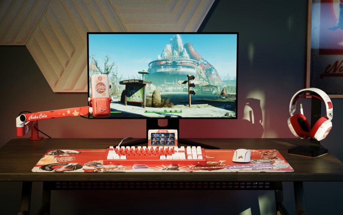 Corsair Fallout Edition to limitowana seria peryferii dla fanów Fallout. Zestaw Nuka-Cola zawiera klawiaturę, mysz i słuchawki za 1099 USD. Sprawdź fakty.