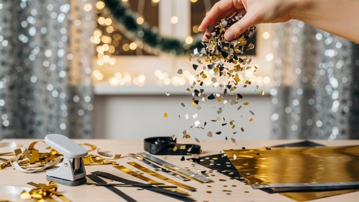 Confetti w domu to trend na Nowy Rok 2026, który łączy ekologię z tradycją. Dowiedz się, jak przygotować bezpieczne ozdoby i jakie materiały wybrać w 2025