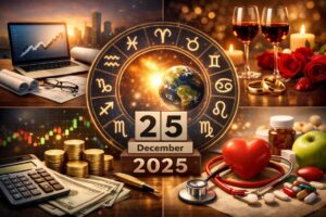 Horoskop na dziś 25 grudnia 2025: Szczeg&oacute;łowa prognoza kariery, miłości i finans&oacute;w. Dowiedz się, jak burze magnetyczne wpłyną na Twoje zdrowie i co planować.