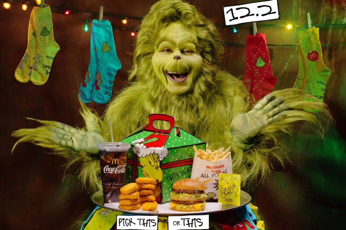Grinch Meal w McDonald's wywołuje dyskusje. Sprawdź, co dokładnie zawiera zestaw, jego dostępność w Polsce i jak kontrowersyjna kampania wpływa na świąteczny nastrój.