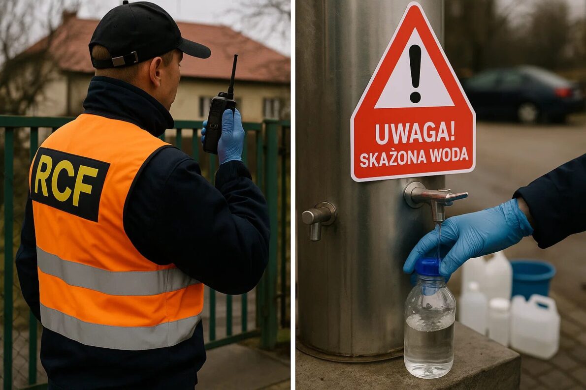 Alert RCB ostrzega przed skażeniem wody w Rostkach Wielkich, Podgórzu Gazdy, Rostkach Piotrowicach i Zawistach Nadbużnych (Mazowsze). W wodzie wykryto bakterie coli. Gmina zapewnia punkty poboru.