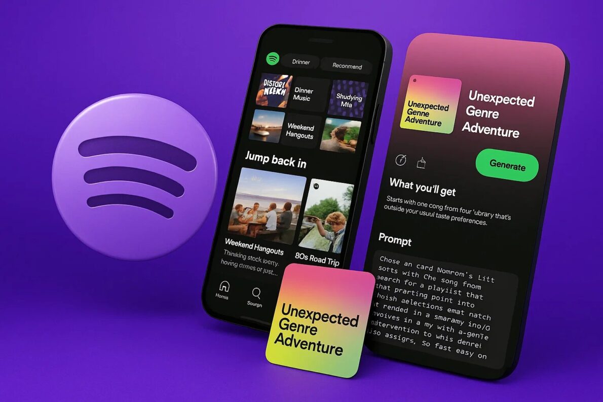 Prompted Playlists: Spotify wprowadza funkcję AI, która pozwala użytkownikom Premium sterować playlistami tekstem. Dowiedz się, jak działa technologia i co to oznacza.