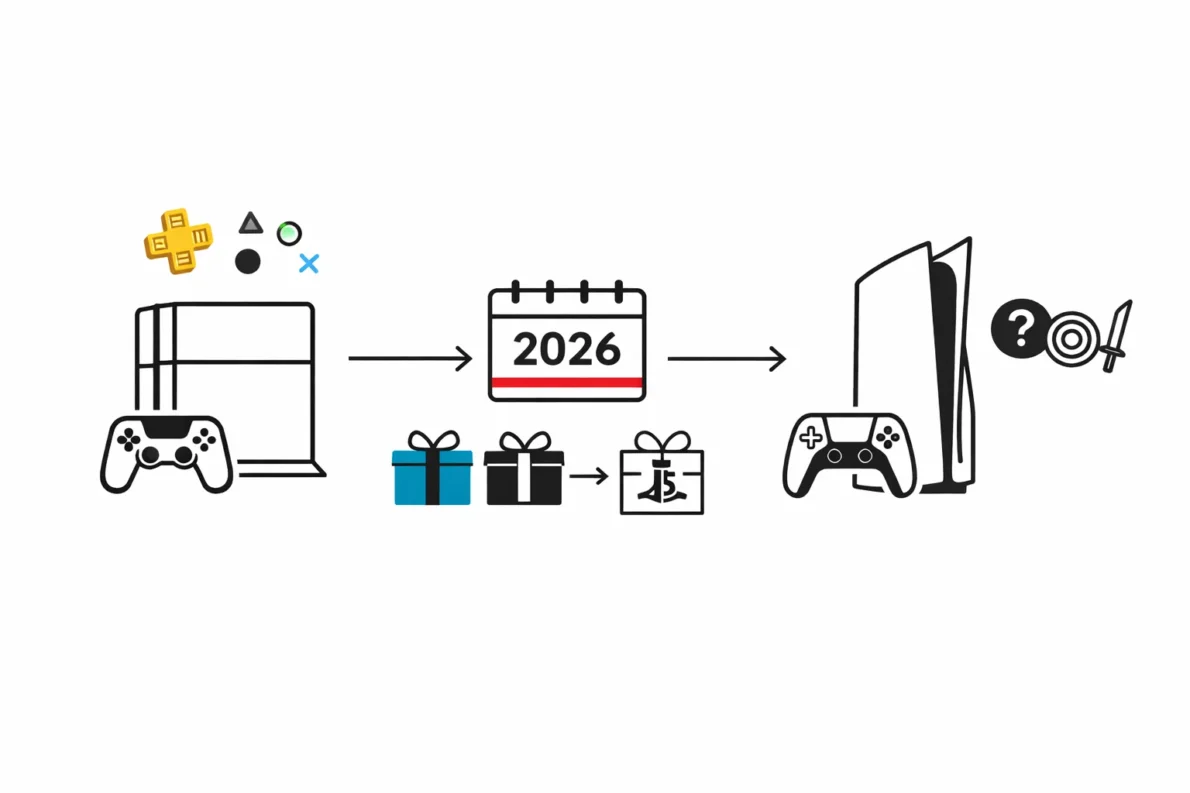 PlayStation Plus przechodzi od stycznia 2026 na PS5-only. Gry PS4 znikają. Kiedy ogłoszenie, co się zmienia i jakie tytuły są przewidywane.