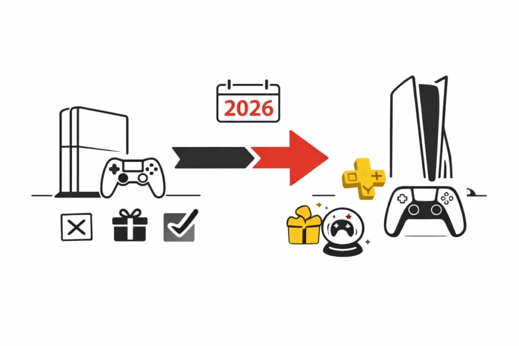 PlayStation Plus przechodzi od stycznia 2026 na PS5-only. Gry PS4 znikają. Kiedy ogłoszenie, co się zmienia i jakie tytuły są przewidywane.