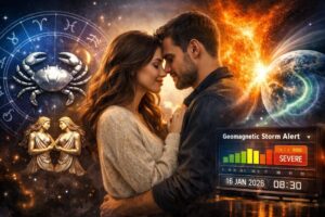 Horoskop na 16 stycznia 2026: analiza relacji Raka i Bliźniąt, prognoza silnej burzy magnetycznej oraz praktyczne porady zdrowotne dla wszystkich znak&oacute;w zodiaku.
