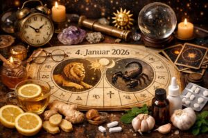 Horoskop na 4 stycznia 2026: Relacje Lwa i Skorpiona w obliczu burz magnetycznych. Poznaj porady zdrowotne i prognozę dla wszystkich znak&oacute;w zodiaku na dziś.