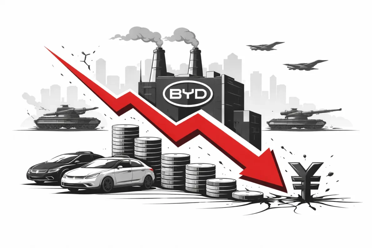 BYD notuje najsłabszy wzrost sprzedaży od pięciu lat, gdy wojna cenowa w Chinach obniża marże i zmusza producentów do ekspansji w Europie i na rynkach globalnych.