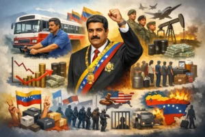 Upadek Nicol&aacute;sa Maduro 3 stycznia 2026 wstrząsnął Wenezuelą i rynkami ropy. Kim był były kierowca autobusu, jak zbudował reżim i co oznacza jego zatrzymanie przez USA?