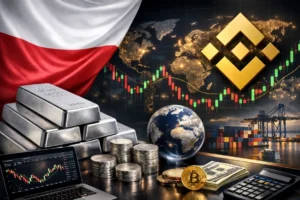 Binance wprowadza kontrakt XAGUSDT na srebro dla polskich inwestor&oacute;w, umożliwiając całodobowy handel z dźwignią do 50x.