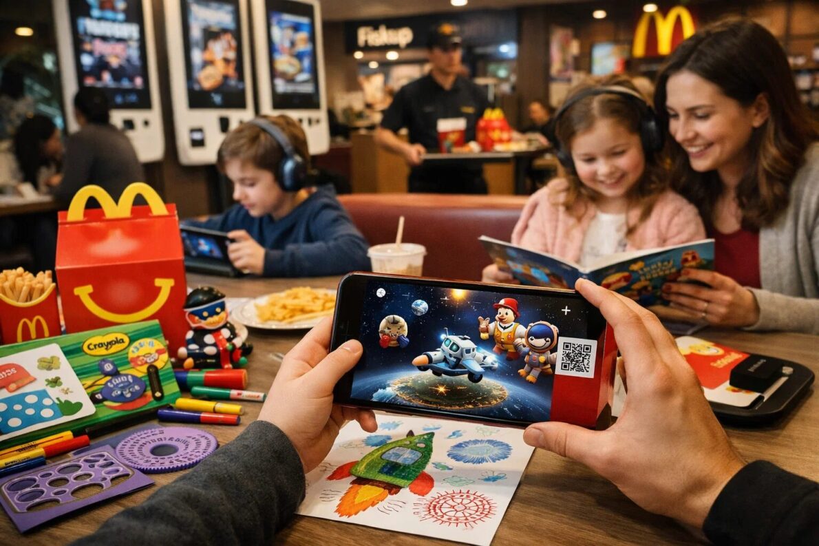 Nowa Strefa Rodzinna w aplikacji McDonald's Polska! Poznaj zestawy Crayola, gry kosmiczne i książki „Ja mogę”. Sprawdź, jak zbierać punkty w programie MojeM
