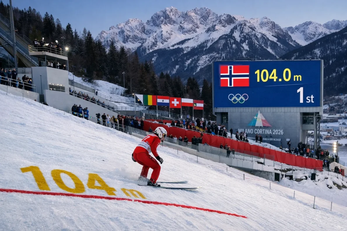 Marius Lindvik zwycięża serię próbną ZIO Mediolan-Cortina 2026, Tomasiak piąty, szczegółowe wyniki, harmonogram i wskazówki dla kibiców.