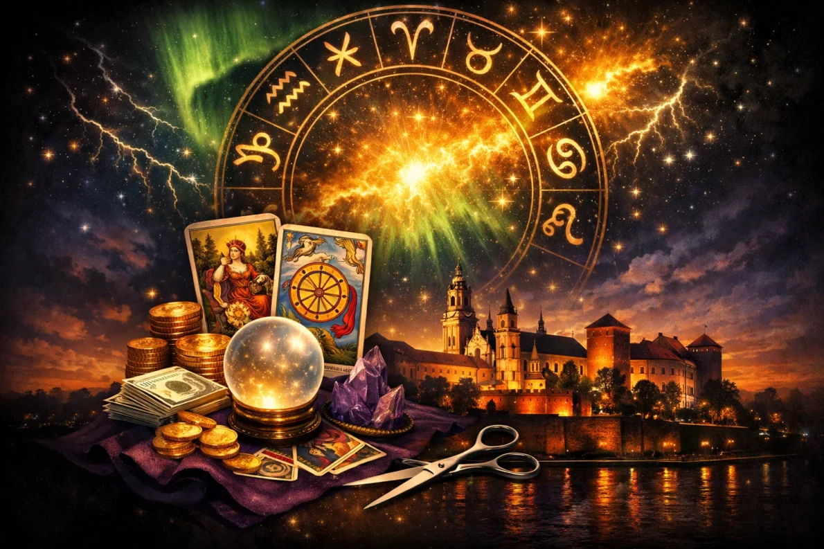 Horoskop i tarot dla wszystkich znaków zodiaku na 21 lutego 2026 w Krakowie. Finanse, decyzje, relacje, wpływ burzy magnetycznej na zdrowie oraz czy to dobry dzień na strzyżenie.