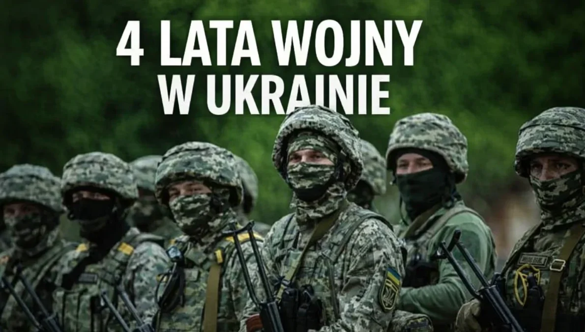 Wojna 4 lata: 1 418 dni inwazji Rosji na Ukrainę, straty wojskowe, ofiary cywilne, PKB, kryzys energetyczny i migracja 2026.