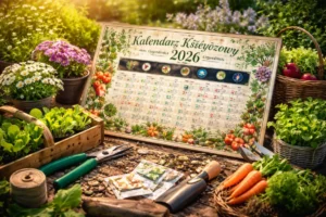 Kalendarz księżycowy ogrodnika 2026 w Polsce &ndash; terminy siewu, sadzenia i pielęgnacji roślin, praktyczne porady ogrodnicze dla każdego miesiąca.