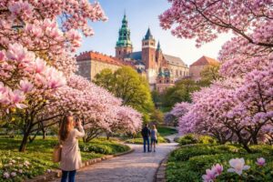 Odkryj najpiękniejsze magnolie w Krakowie w 2026 roku. Sprawdź top 5 lokalizacji (Wawel, ul. Retoryka), dokładne adresy, terminy kwitnienia oraz eksperckie porady dotyczące uprawy i pielęgnacji