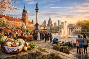 Zaplanuj Wielkanoc w Warszawie 2026! Poznaj najlepsze atrakcje, jarmarki, ceny i tradycje stolicy. Praktyczny przewodnik turystyczny: transport, gastronomia i wydarzenia dla rodzin