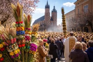 Niedziela Palmowa 2026 w Polsce przypada 29 marca. Dowiedz się, gdzie zobaczyć najwyższe palmy, jak je zrobić i jakie tradycje obowiązują w Lipnicy Murowanej oraz na Kurpiach. Przewodnik 2026