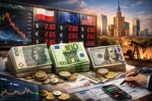 Sprawdź aktualne kursy walut PLN, EUR, USD w marcu 2026. Analiza decyzji NBP, wpływ inflacji na złotego oraz praktyczne porady dotyczące wymiany walut dla firm i os&oacute;b prywatnych