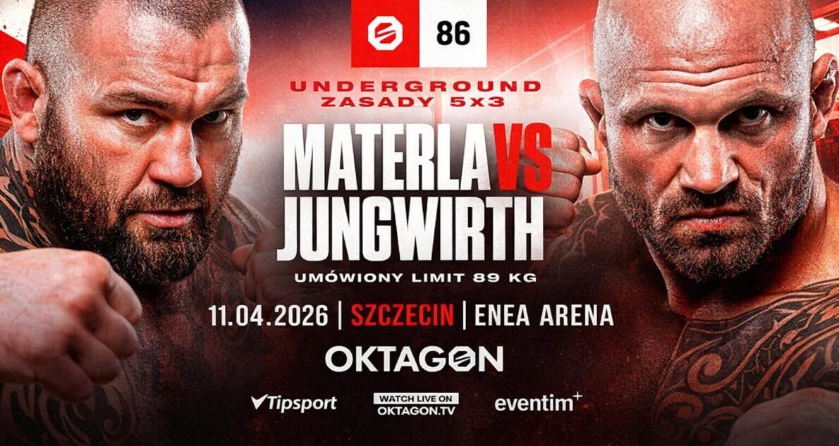OKTAGON 86 w Szczecinie (11.04.2026): Przewodnik po gali Materla vs Jungwirth. Ceny biletów (od 147 PLN), karta walk, VIP Platinum, adres Enea Arena i transmisja