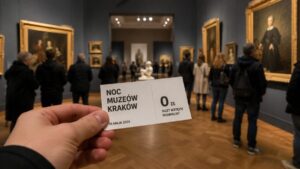 Noc Muze&oacute;w Krak&oacute;w 2026 &ndash; sprawdź pełny program 16 maja, godziny otwarcia, darmowe wejścia i listę muze&oacute;w. Konkretne informacje, mapa wydarzeń i wskaz&oacute;wki jak zaplanować noc.