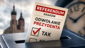 Referendum Krak&oacute;w 2026: exit poll wskazuje większość za odwołaniem Aleksandra Miszalskiego. Kluczowa pozostaje frekwencja przekraczająca wymagany pr&oacute;g 27 proc.
