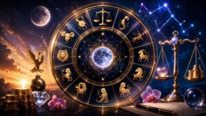 Horoskop dzisiaj 9 maja 2026 dla Polski i Krakowa pokazuje wpływ Księżyca w Wodniku, burzy magnetycznej i emocjonalnych zmian na relacje oraz pieniądze.